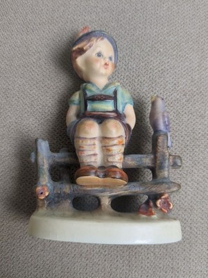 Hummel figurine Hum 111/3/0 ''Wayside Harmony'' TMK 1 * Crown mark * yellow socks
