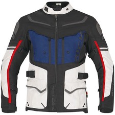 Richa Infinity 2 Adventure Textile Waterproof Motorcycle Jacket - Grey/Blue/Red