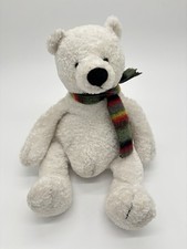 Russ Berrie Flurrie The Polar Bear Plush with Scarf 12  Stuffed Animal