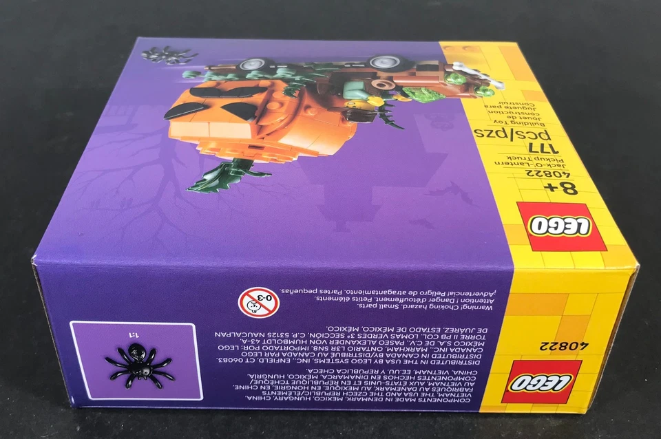 LEGO Temporada JACK-O'-LANTERN CAMIONETA PICKUP 40822 Halloween Calabaza SELLADA Nueva Foto 4 de 4