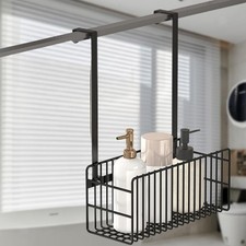 over The Door Shower Basket Bathroom Organizer for Office Kitchen Dorm