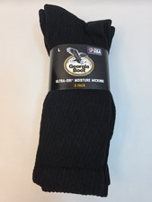 Georgia Boot Year Round Ultri-Dri Work/Boot Socks -Black 3pak - Men's Sz: L 9-13