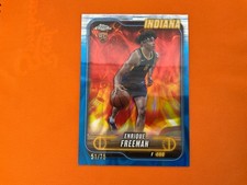 2024 Topps Chrome Enrique Freeman #111 Blue Lava Refractor /75 (RC) First Print