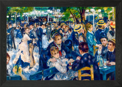 Dance at Le Moulin Framed Wall Art Poster Canvas Print Picture