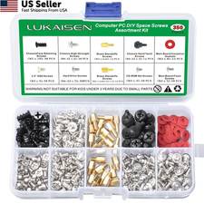 350PCS Computer Screws Motherboard Standoffs 350Pcs, 350 Pcs Silver PC Screw