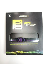 PURE ENERGY BALANCE BAND HOLOGRAM FREQUENCY POWER SILICONE FLEX BRACELET LARGE
