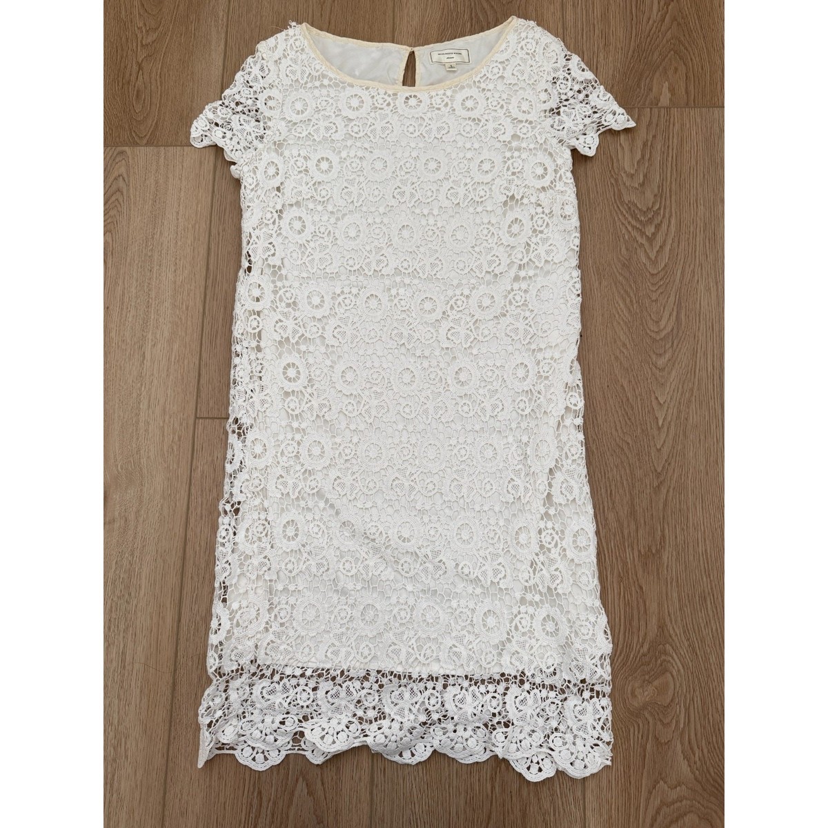 white christmas dresses White Sleeveless Crochet Lace Mini Dress | Magnolia Boutique M | Women's Online Boutique | Boho Chic Style
