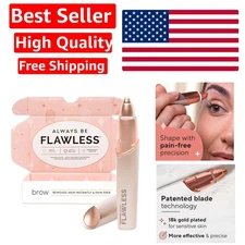 Brows Eyebrow Hair Remover for Women, Electric Eyebrow Razor for Women with L...