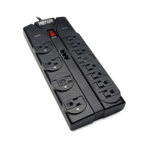 EATON TRIPP LITE SERIES MASTER-POWE TLP1208TEL 12OUT SURGE PROTECTOR 2160J BLACK - Image 2 of 3
