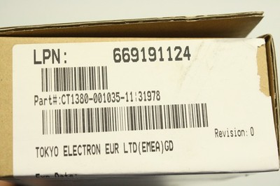TEL TOKYO ELECTRON 1380-001035-11 138000103511 NOZZLE BODY 6