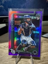 2025 Topps Series 2 Baseball Logan Driscoll Purple Refractor /2025 Tampa Bay RC