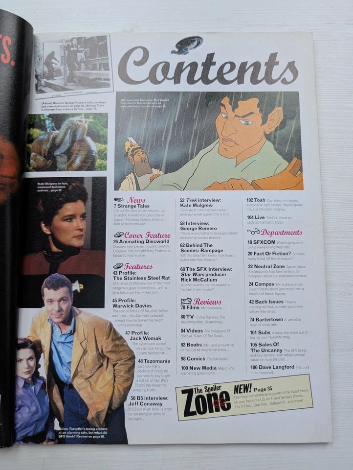 SFX Magazine #25 May 1997 - Terry Pratchett Discworld Animation Cover - Image 4 of 4