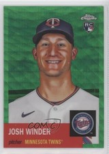 2022 Chrome Platinum Anniversary Green Wave Refractor 32/99 Josh Winder 0v1l