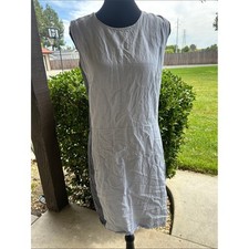 Gap brand two-tone linen-blend dress