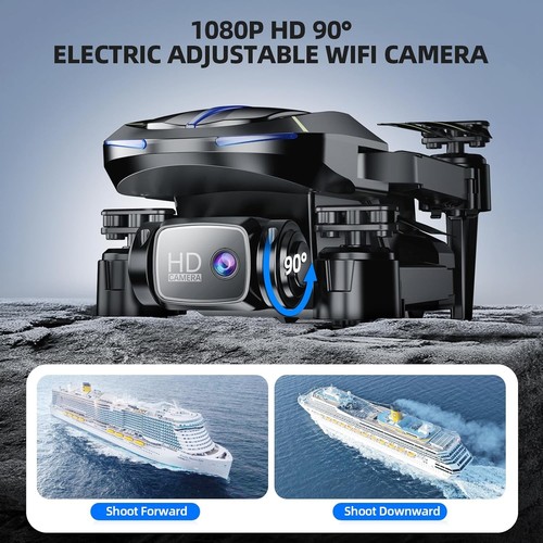 Drone with Camera 1080P HD FPV Foldable Mini Drone for Beginners Kids Adults,... - Picture 7 of 9