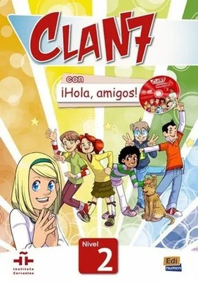 Clan 7 con Hola, amigos! | Nivel 2/A1, Libro del alumno, mit Download | Spanisch