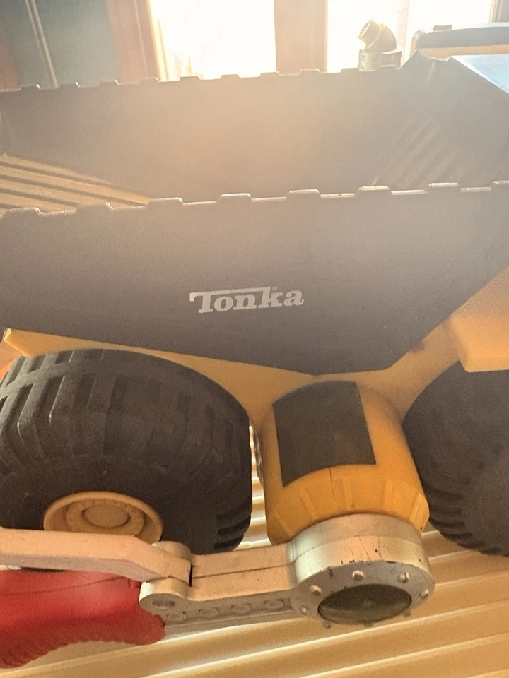 Steel Classics Mighty Dump Truck - Made with Steel & Sturdy Plastic, Yellow Toy  - Image 2 of 4