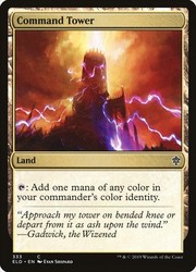 Command Tower #333 Throne of Eldraine MTG