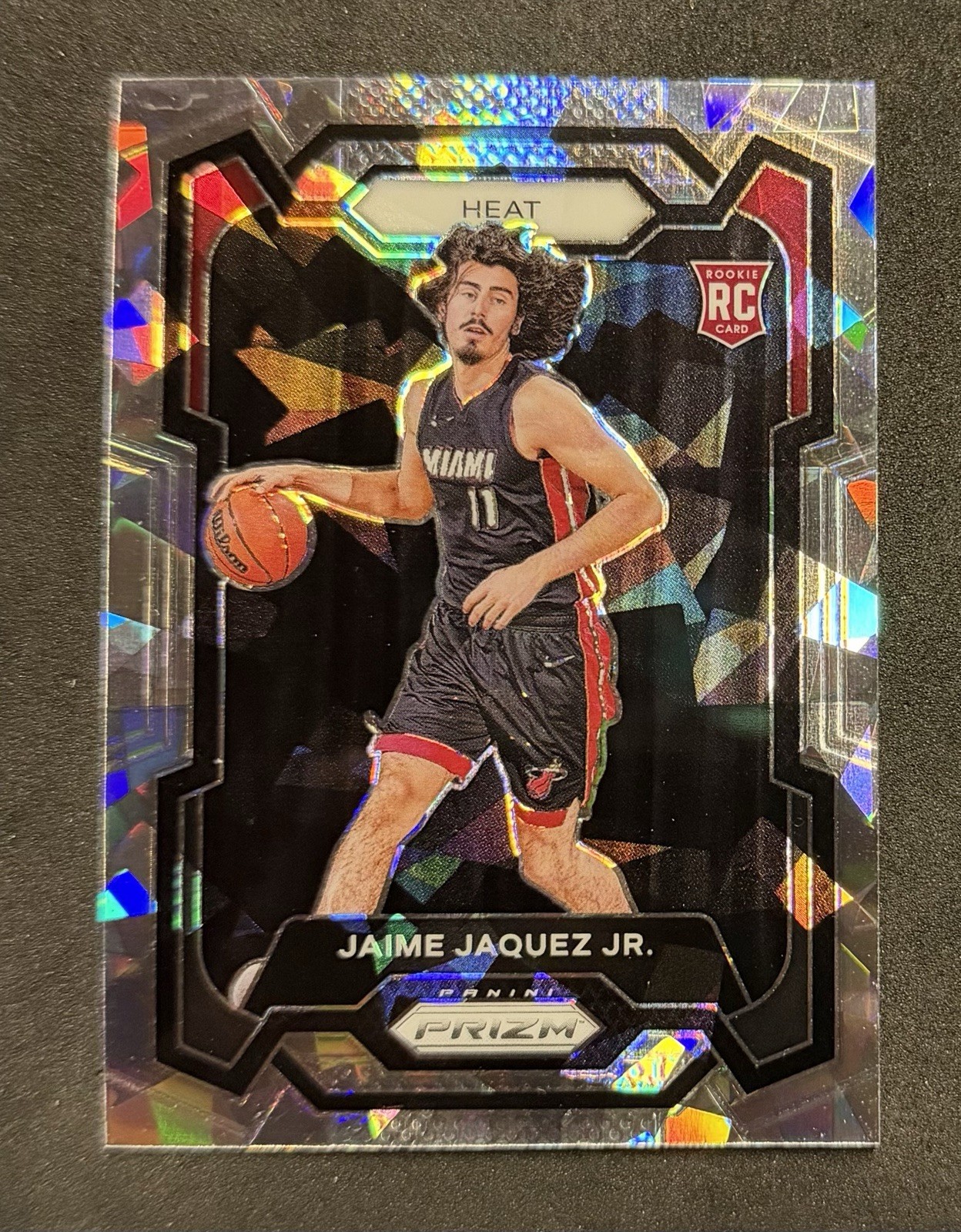2023-24 Panini Prizm - Jaime Jaquez Jr. #137 Ice Prizm (RC) - Miami Heat