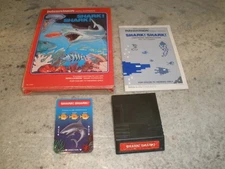 INTELLIVISION MATTEL GAME SHARK SHARK CIB BOX MANUAL GAME OVERLAY 1982