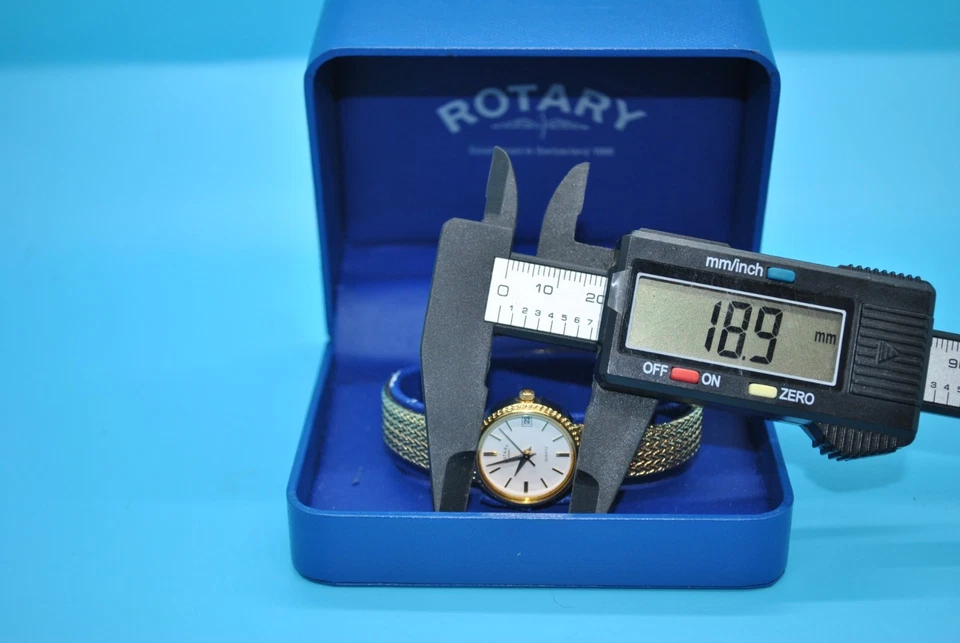 Rotary LB3004 Gold Plated White Dial Women's cocktail watch. Great condition. - image 2 of 4