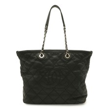 Chanel Matelasse Chain Tote Women Black One Size