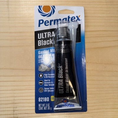 Permatex 82180 Ultra Black Maximum Oil Resistance RTV Silicone Gasket Maker NEW!