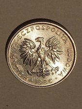 1986 Poland Polska 50 Groszy Coin Poland