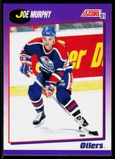 Joe Murphy, 1991-92 Score American, #299, Edmonton Oilers,