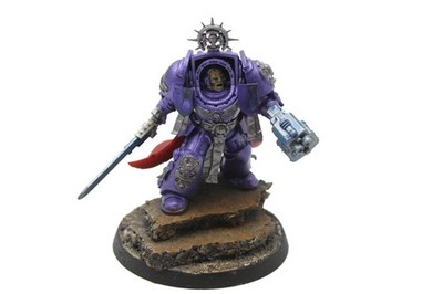 Used Warhammer 40K Space Marines: Captain in Terminator Armour