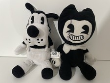 2X PHATMOJO BENDY AND THE INK MACHINE 10 INCH BENDY & BORIS PLUSH SOFT TOY 2018