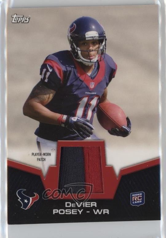 2012 Topps Rookie Patch DeVier Posey #RP-DP Patch RC t2b
