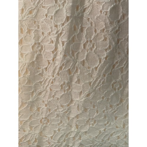 Isaac Mizrahi Cream Floral Lace Dress - Picture 4 of 4