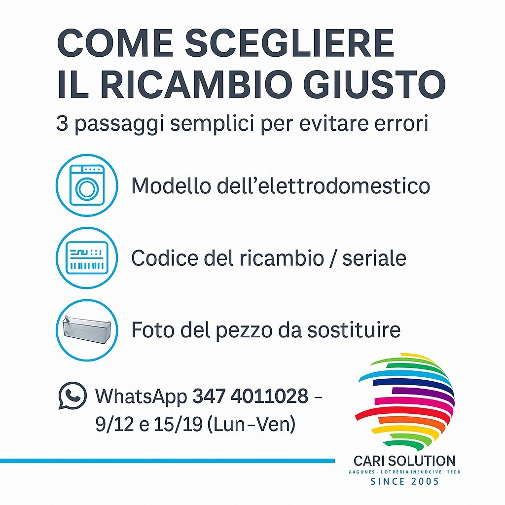 Assieme Coperchio Completo Contenitore Detersivi Candy 41038265 E 41022270 &ndash; Nuovo