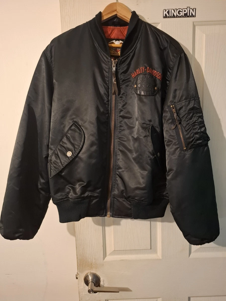 harley davidson bomber jacket products for sale | eBay