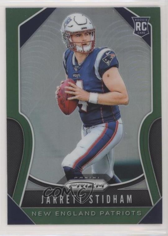 2019 Panini Prizm Rookies Green Prizm Jarrett Stidham #308 3k9