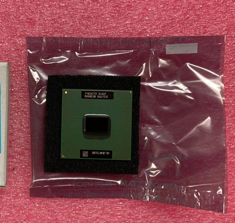 Vintage & New Intel Pentium III 866 Mobile uPGA 479 RH80530GZ866512 SL5CF - Image 4 of 4