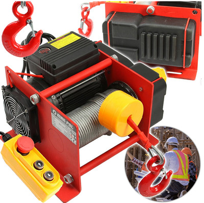 ELEKTROSEILWİNDE 30M 300 600KG HEBEZUG SEILZUG WİNDE MOTOR BAU WERKSTATT