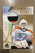 2024-25 Upper Deck Sp Game Used - Authentic Rookies Ivan Fedotov #217 Gold Auto