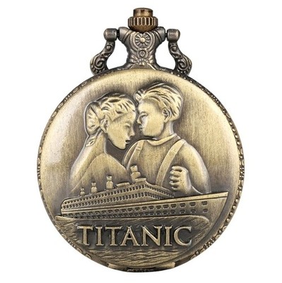 Taschenuhr Schiff RMS Titanic Jack Dawson und Rose DeWitt Pocket Watch