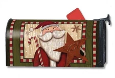 Studio M Santa with Star MailWrap Mailbox Cover