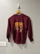 Vintage Logo 7 Washington Redskins Sweatshirt Youth Large Bin 2