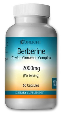 Berberine with Ceylon Cinnamon Capsules - Super Strength Caps,/