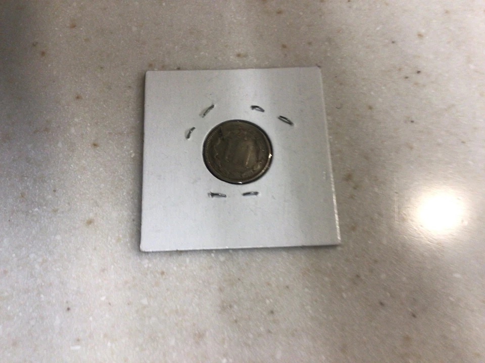 4- THREE CENT NICKELS 1871-1874 - Image 3 of 4