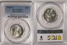 2025 P Althea Gibson 25c PCGS MS67 Women Quarter