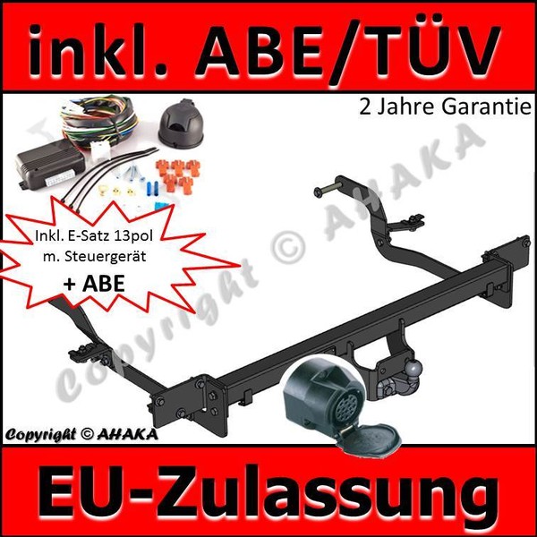 AHK & ES13 FüR Fiat Ducato L4 Bus Kasten Ab 2006 AnhäNgezugvorrichtung Komplett-image