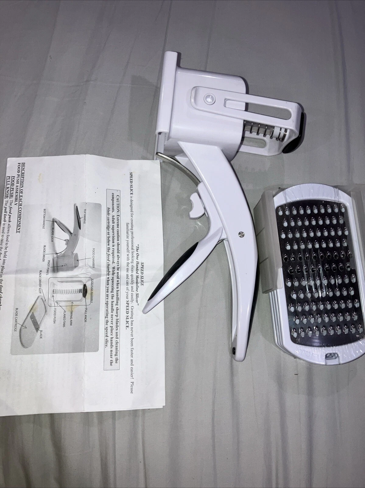 Prepology One Handed Mandoline Slicer Speed Slice NEW Handheld Kitchen Prep