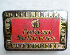 Alte Blechdose Zigaretten FABIAN SALTARINO K&Ouml;LN 1920