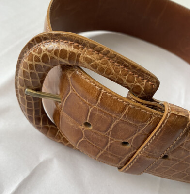 Ralph Lauren womens belts Genuine American Alligator. | eBay display picture 2