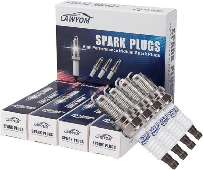 Lawyom 4 PCS  IZTR5B11 Iridium Spark Plugs for Lacrosse CTS Escalade Colorado
